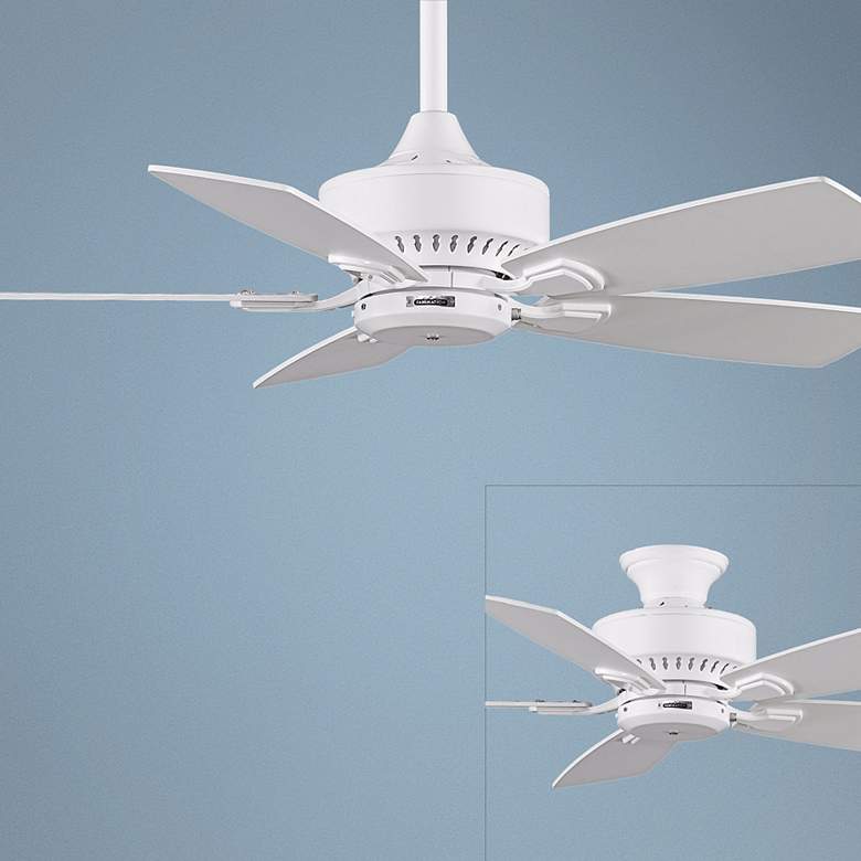 Image 1 42 inch Fanimation Cancun White Ceiling Fan