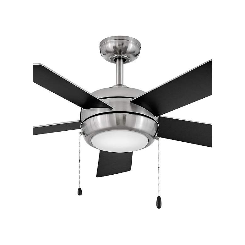 Image 2 42" Hinkley Croft Brushed Nickel Indoor Pull-Chain LED Ceiling Fan more views