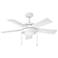 42" Hinkley Croft Chalk White Indoor Pull-Chain LED Ceiling Fan