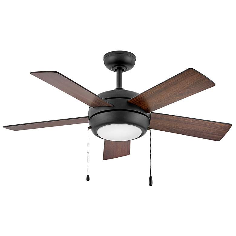 Image 7 42" Hinkley Croft Matte Black Indoor Pull-Chain LED Ceiling Fan more views