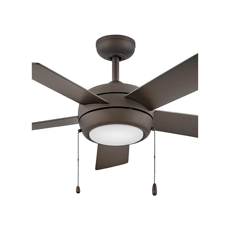 Image 2 42" Hinkley Croft Matte Bronze Indoor Pull-Chain LED Ceiling Fan more views
