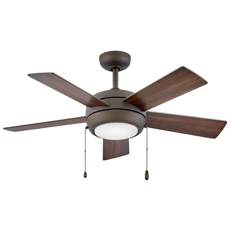 Image 6 42" Hinkley Croft Matte Bronze Indoor Pull-Chain LED Ceiling Fan more views