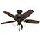 42" Hunter Builder LED New Bronze Ceiling Fan with Pull Chain