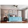 7_42" Hunter Newsome Brushed Nickel LP Ceiling Fan with LED Light Kit more views