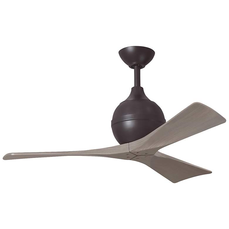 Image 1 42" Irene-3 Textured Bronze and Gray Ash Ceiling Fan