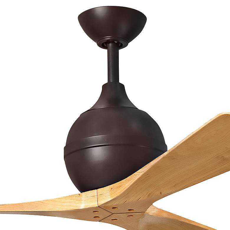 Image 2 42" Irene-3 Textured Bronze and Light Maple Ceiling Fan more views