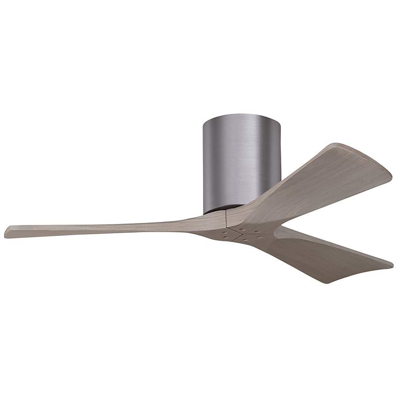 Image 1 42" Irene-3H Brushed Pewter and Gray Ash Hugger Ceiling Fan