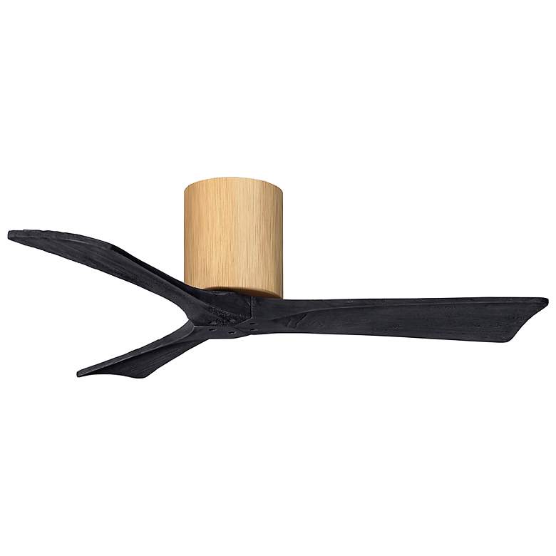 Image 3 42" Irene-3H Light Maple and Matte Black Ceiling Fan more views