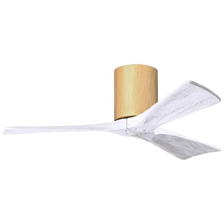 Image 1 42 inch Irene-3H Light Maple and Matte White Ceiling Fan