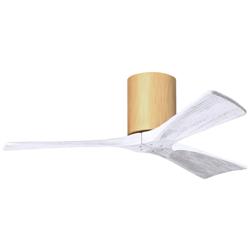 42&quot; Irene-3H Light Maple and Matte White Ceiling Fan