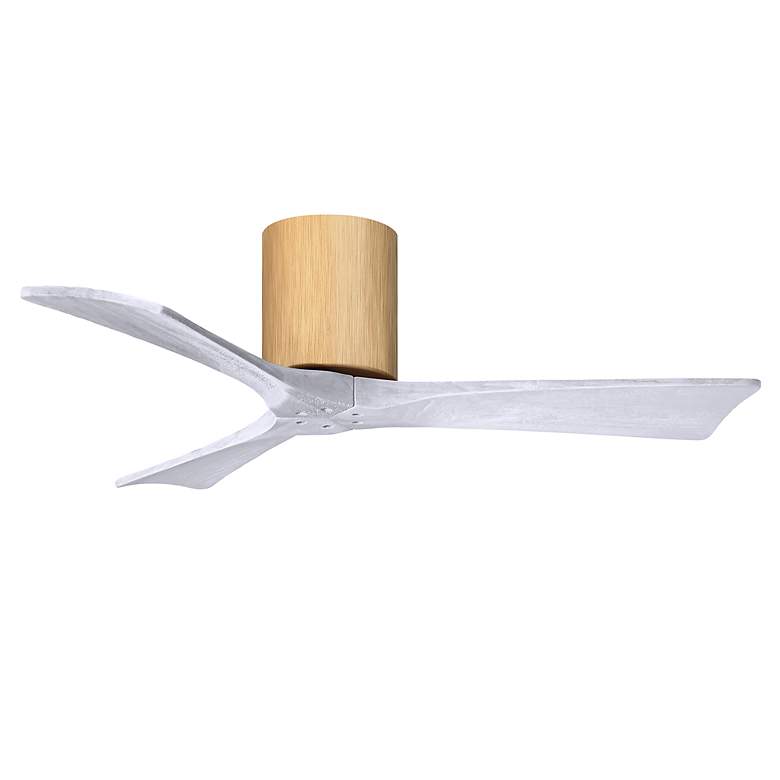 Image 2 42" Irene-3H Light Maple and Matte White Ceiling Fan more views