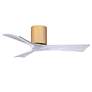 2_42" Irene-3H Light Maple and Matte White Ceiling Fan more views