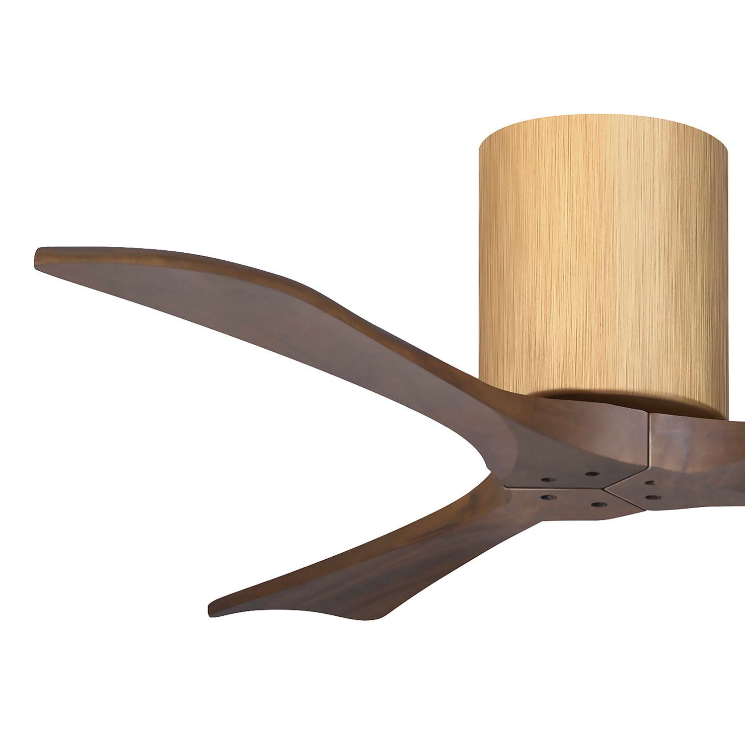 42" Irene-3H Light Maple and Walnut Tone Ceiling Fan