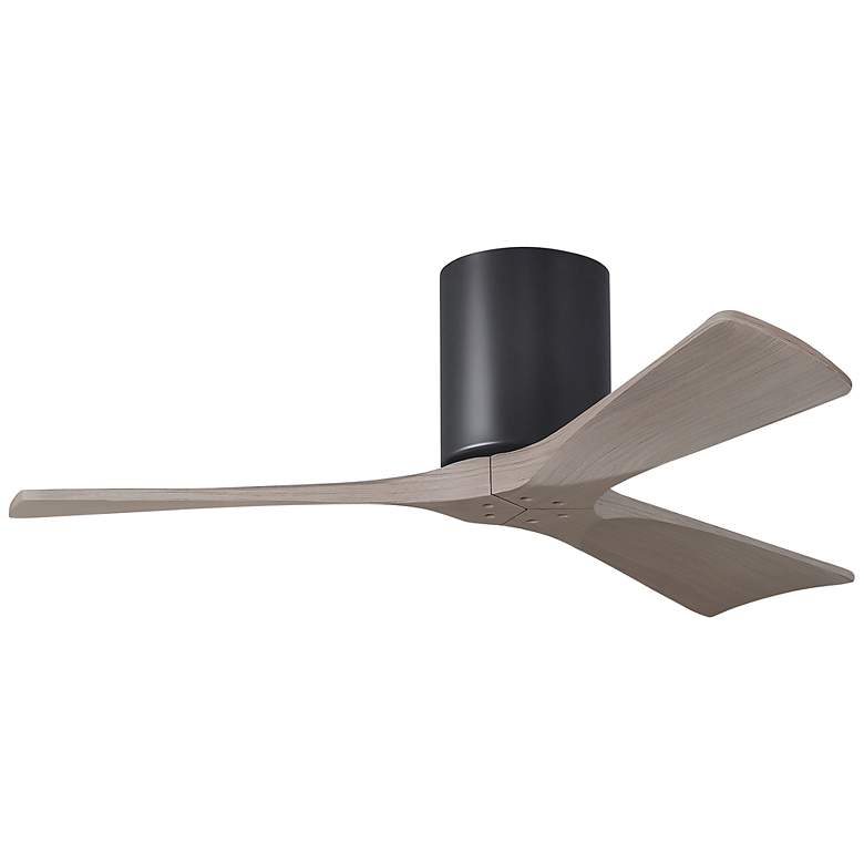 Image 1 42 inch Irene-3H Matte Black and Gray Ash Ceiling Fan