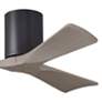 7_42" Irene-3H Matte Black and Gray Ash Ceiling Fan more views