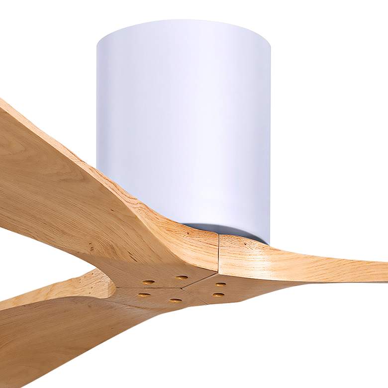 Image 2 42" Irene-3H Matte White and Light Maple Tone Ceiling Fan more views