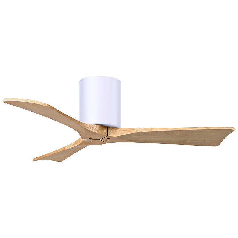 Image 3 42" Irene-3H Matte White and Light Maple Tone Ceiling Fan more views