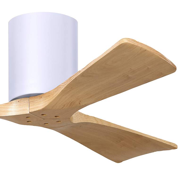 Image 6 42" Irene-3H Matte White and Light Maple Tone Ceiling Fan more views