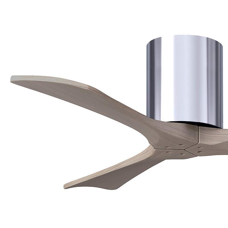 Image 6 42" Irene-3H Polished Chrome and Gray Ash Ceiling Fan more views