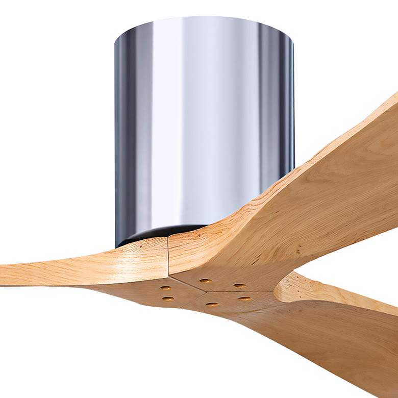 Image 2 42" Irene-3H Polished Chrome and Light Maple Ceiling Fan more views
