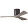 42" Irene-3H Textured Bronze and Gray Ash Ceiling Fan