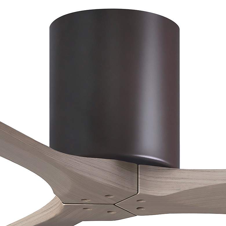 Image 7 42" Irene-3H Textured Bronze and Gray Ash Ceiling Fan more views