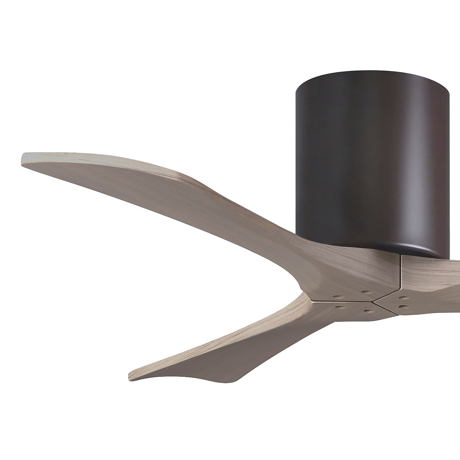 42" Irene-3H Textured Bronze and Gray Ash Ceiling Fan