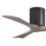 42" Irene-3H Textured Bronze and Gray Ash Ceiling Fan