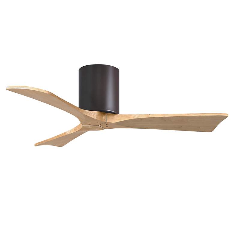 Image 2 42" Irene-3H Textured Bronze and Light Maple Ceiling Fan more views
