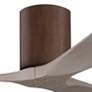 42" Irene-3H Walnut and Gray Ash Ceiling Fan