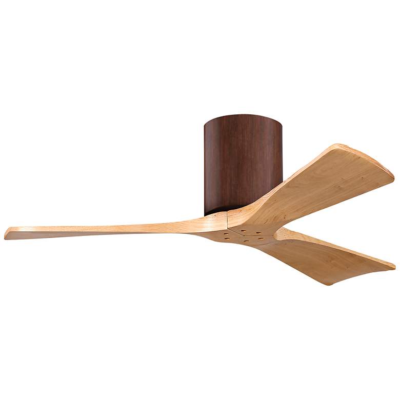 Image 1 42 inch Irene-3H Walnut and Light Maple Tone Ceiling Fan