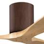 42" Irene-3H Walnut and Light Maple Tone Ceiling Fan