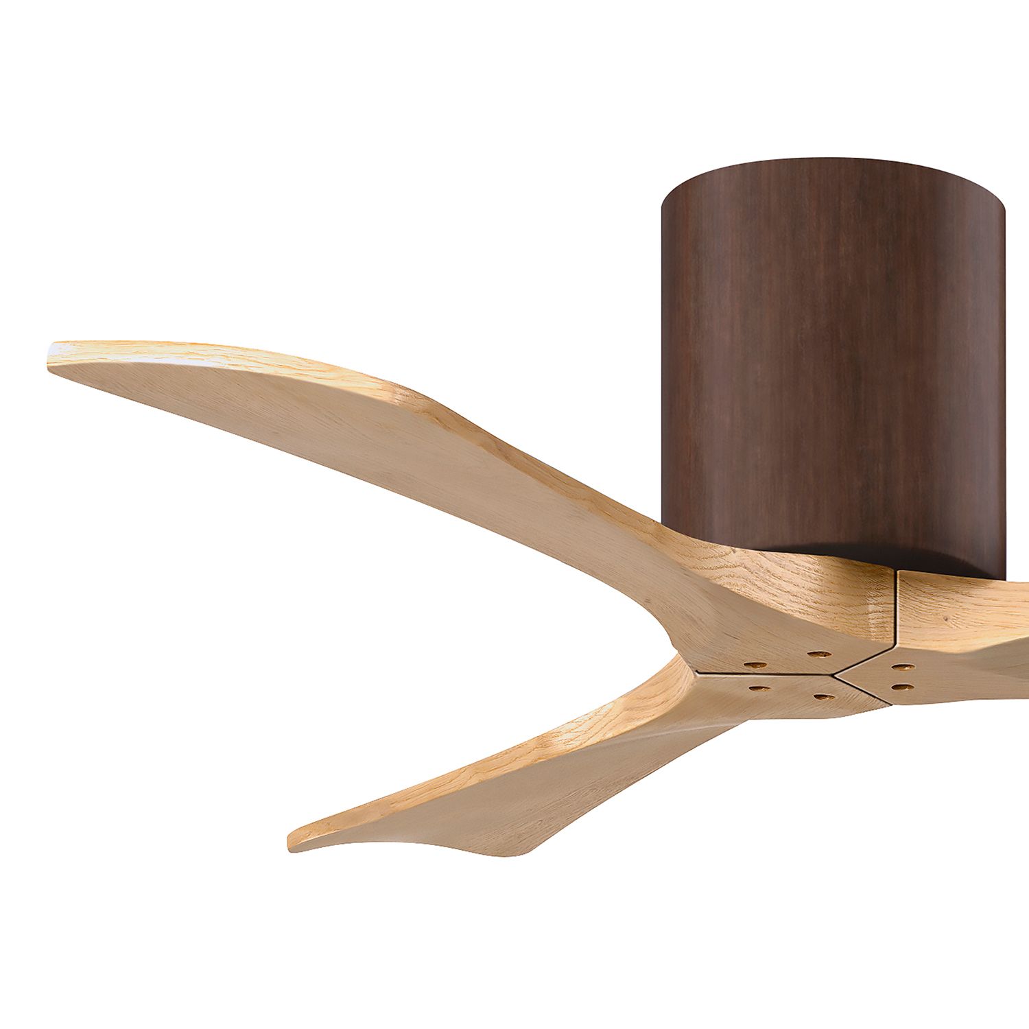42" Irene-3H Walnut and Light Maple Tone Ceiling Fan