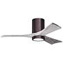 1_42" Irene-3HLK Brushed Bronze and Barn Wood LED Ceiling Fan