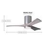 4_42" Irene-3HLK Brushed Bronze and Barn Wood LED Ceiling Fan more views