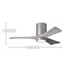5_42" Irene-3HLK Brushed Bronze and Barn Wood LED Ceiling Fan more views