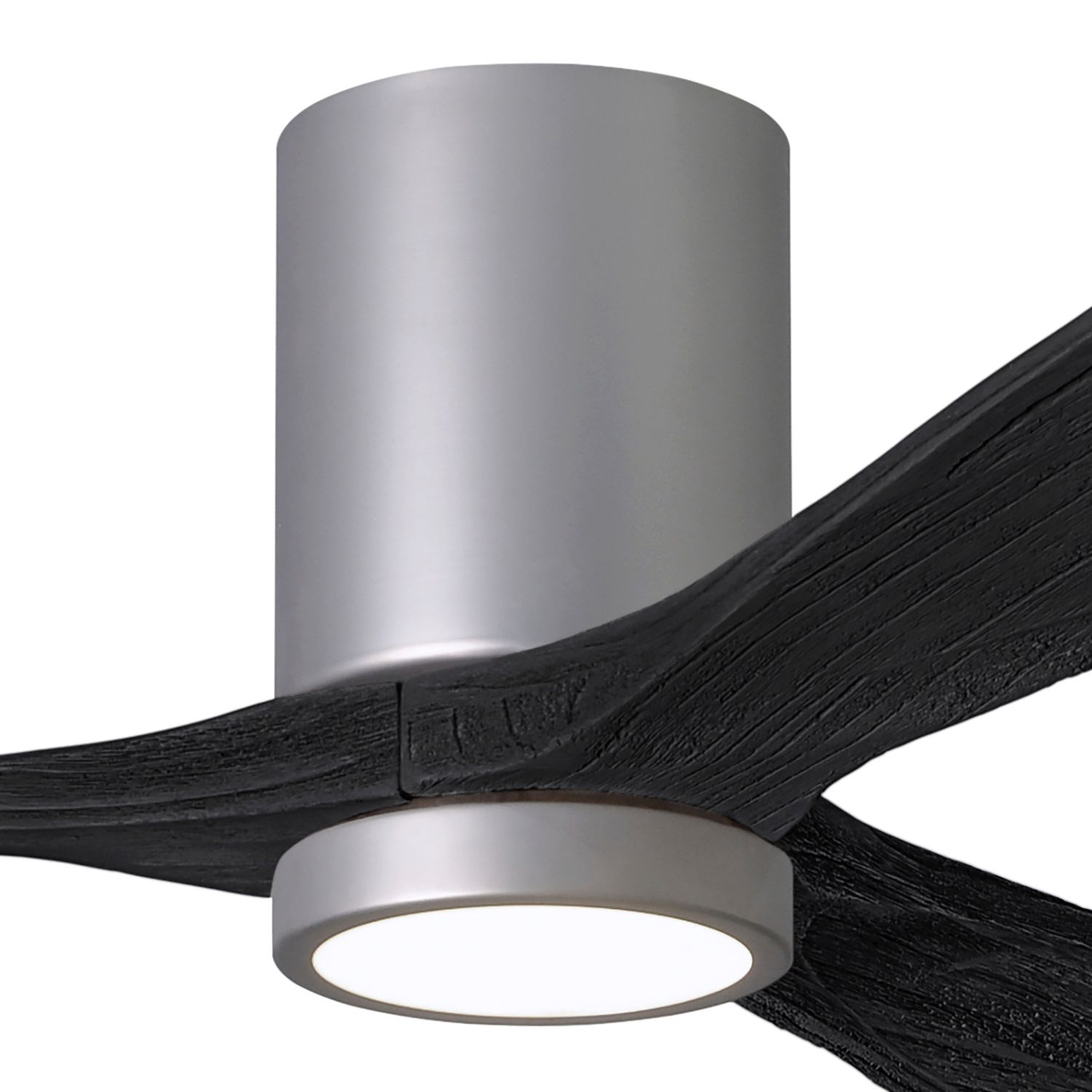 Image 2 42" Irene-3HLK Brushed Nickel and Black LED Ceiling Fan with Remote more views