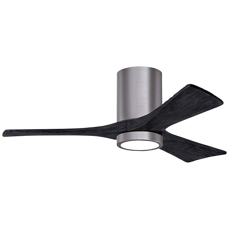 Image 2 42" Irene-3HLK Brushed Pewter and Matte Black Ceiling Fan