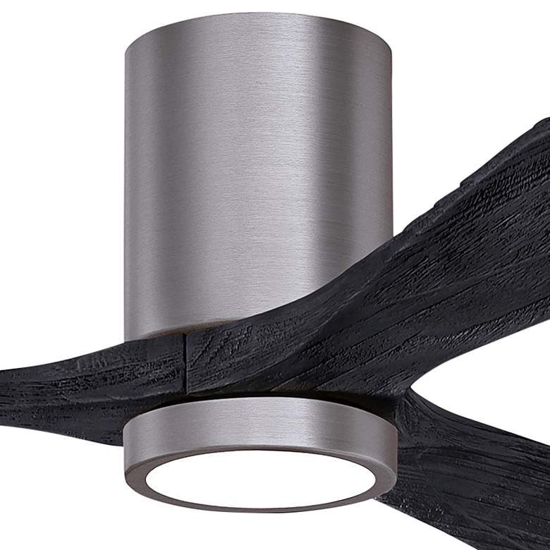 Image 3 42" Irene-3HLK Brushed Pewter and Matte Black Ceiling Fan more views