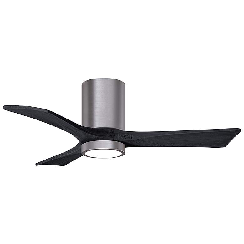 Image 4 42" Irene-3HLK Brushed Pewter and Matte Black Ceiling Fan more views