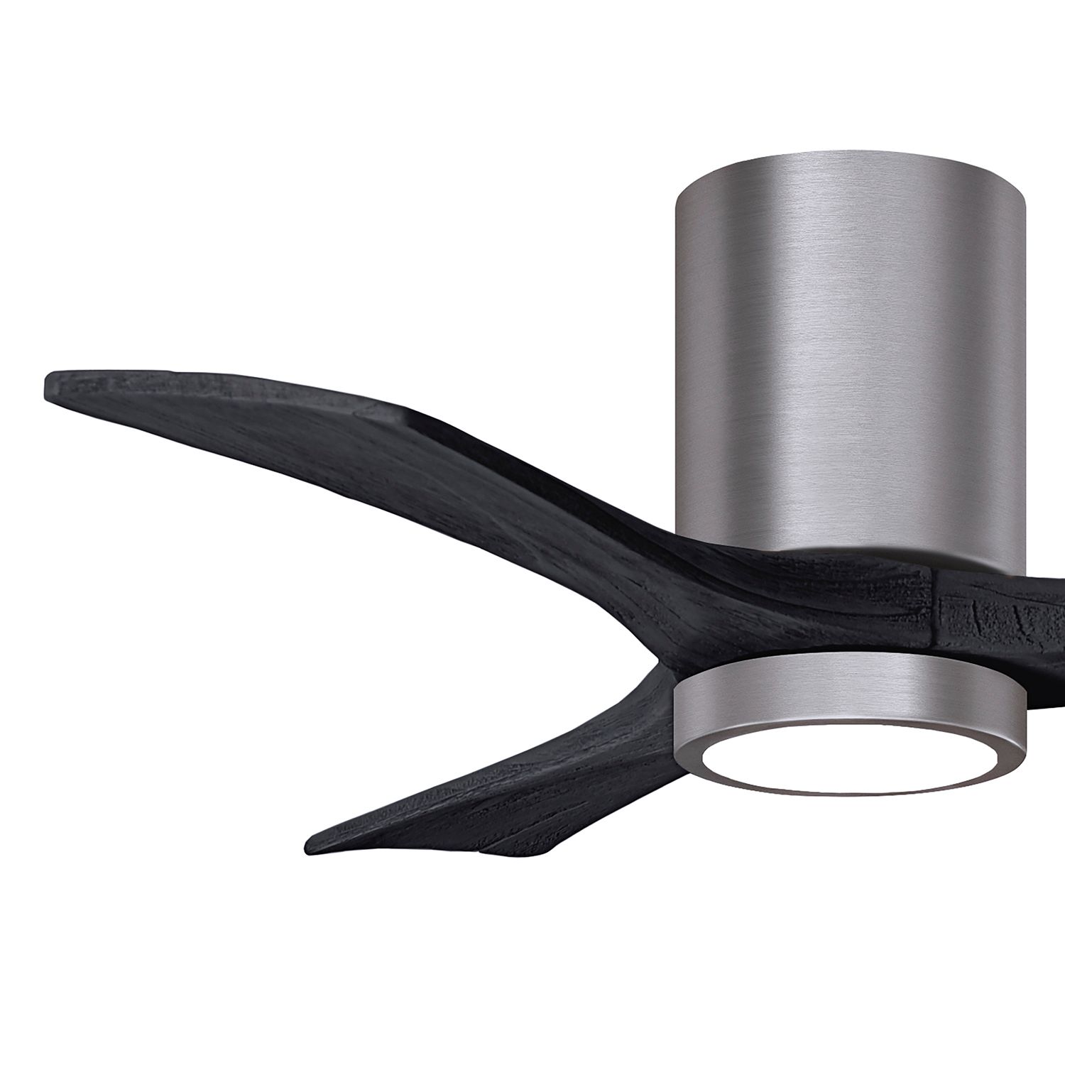 42" Irene-3HLK Brushed Pewter and Matte Black Ceiling Fan
