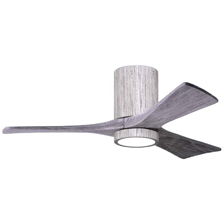 Image 1 42" Irene-3HLK LED Damp Barnwood Hugger Ceiling Fan with Remote