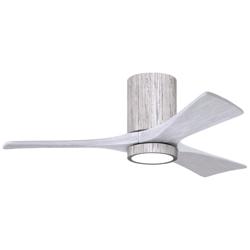 42&quot; Irene-3HLK LED Damp Barnwood Matte White Ceiling Fan with Remote