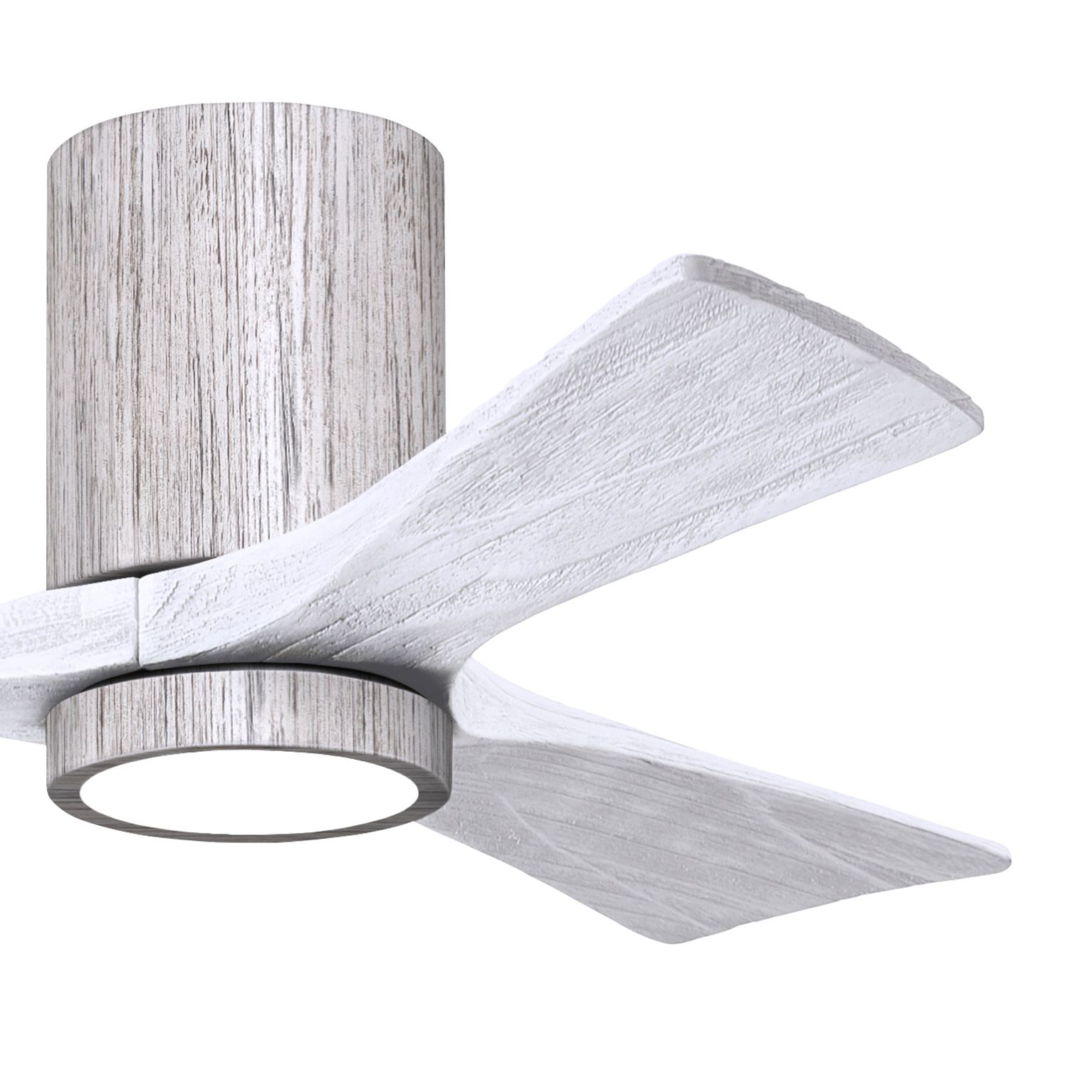 Image 4 42" Irene-3HLK LED Damp Barnwood Matte White Ceiling Fan with Remote more views