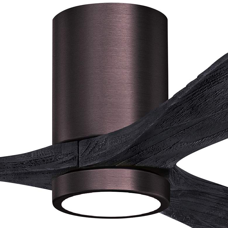 Image 2 42" Irene-3HLK LED Damp Bronze and Black Ceiling Fan with Remote more views