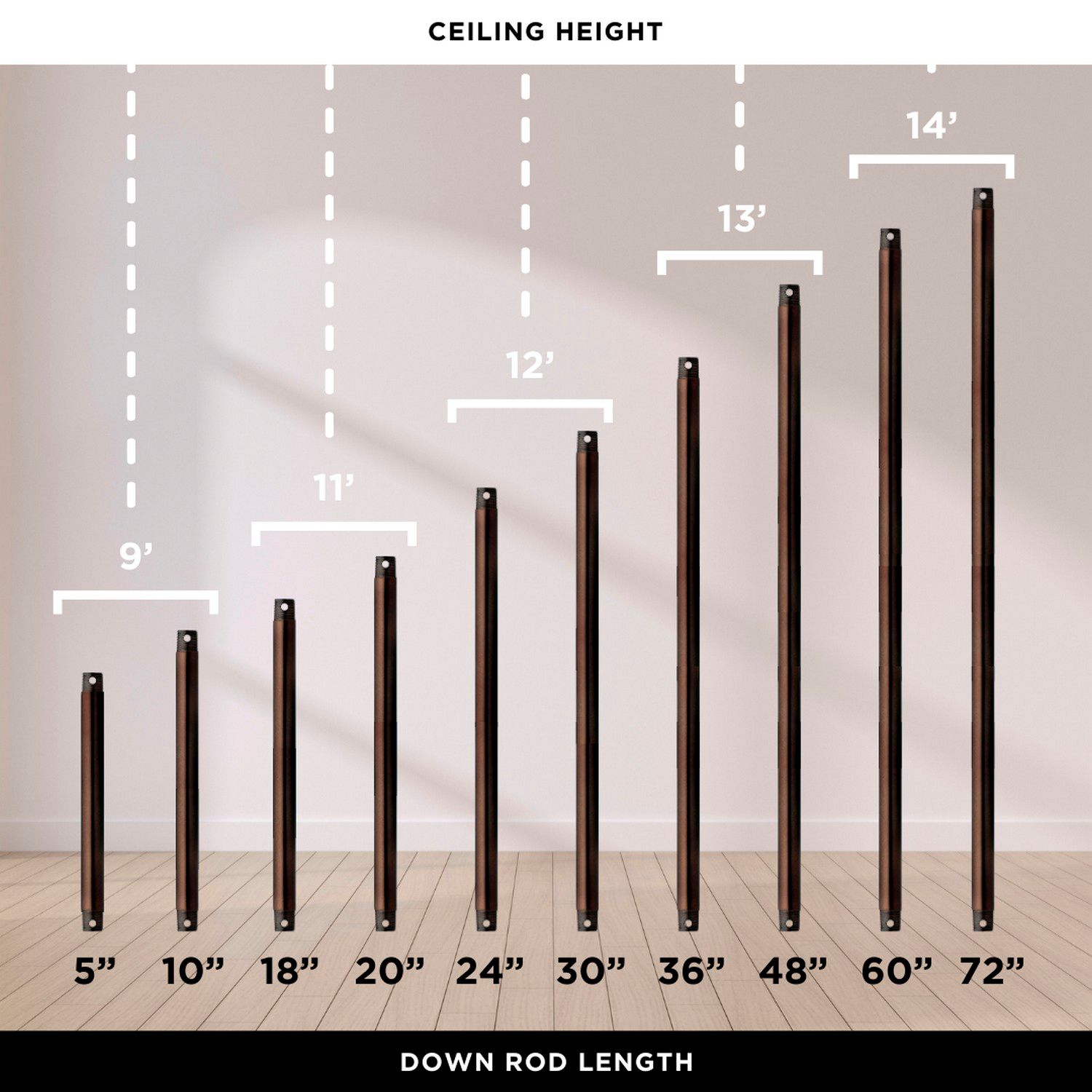 42" Irene-3HLK LED Damp Rated Walnut Hugger Ceiling Fan with Remote