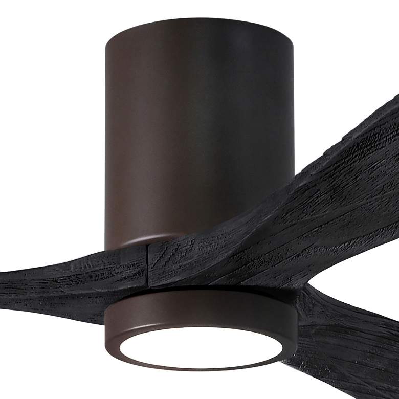 Image 2 42" Irene-3HLK LED Damp Textured Bronze Black Ceiling Fan with Remote more views