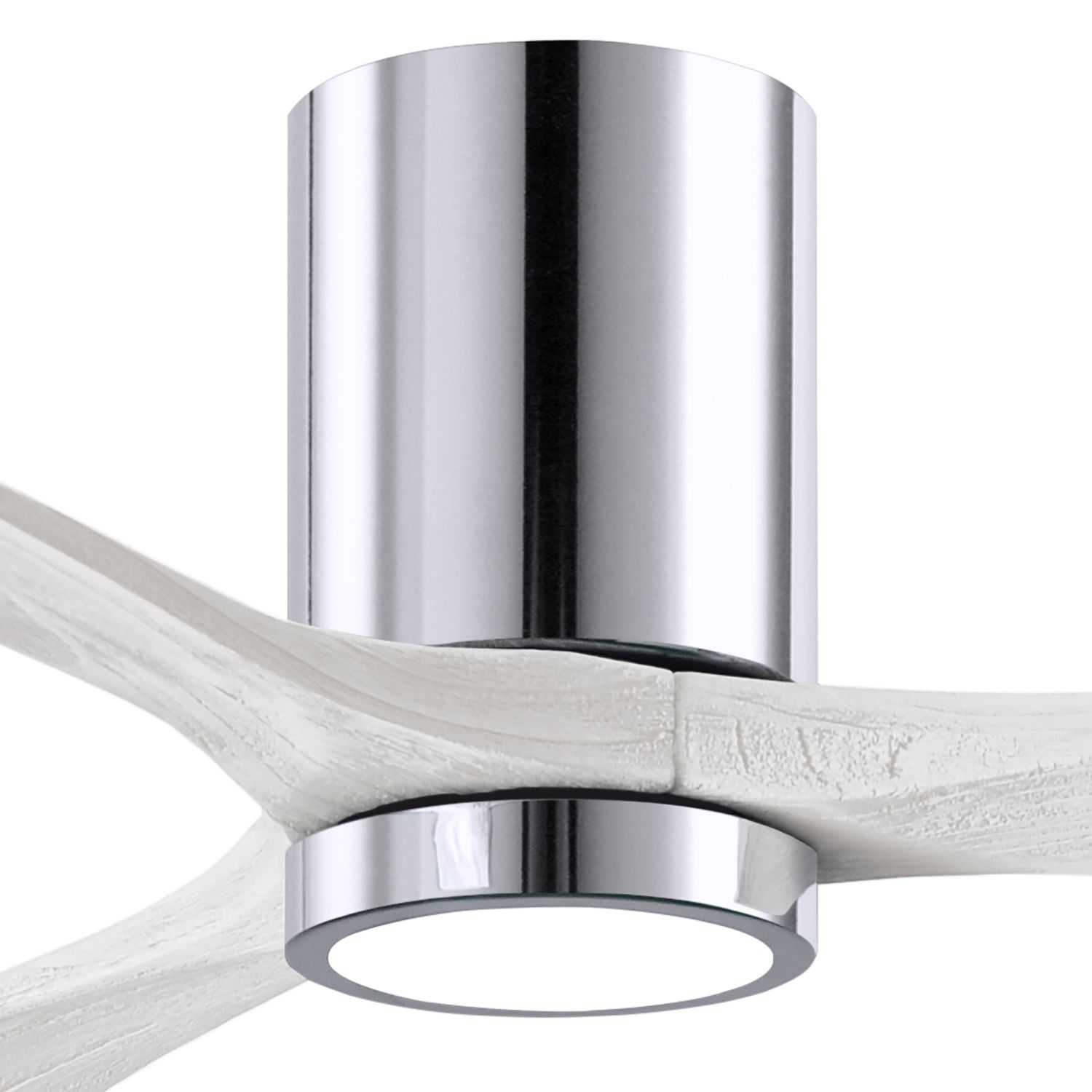 Image 2 42" Irene-3HLK LED Damp White and Chrome Ceiling Fan with Remote more views