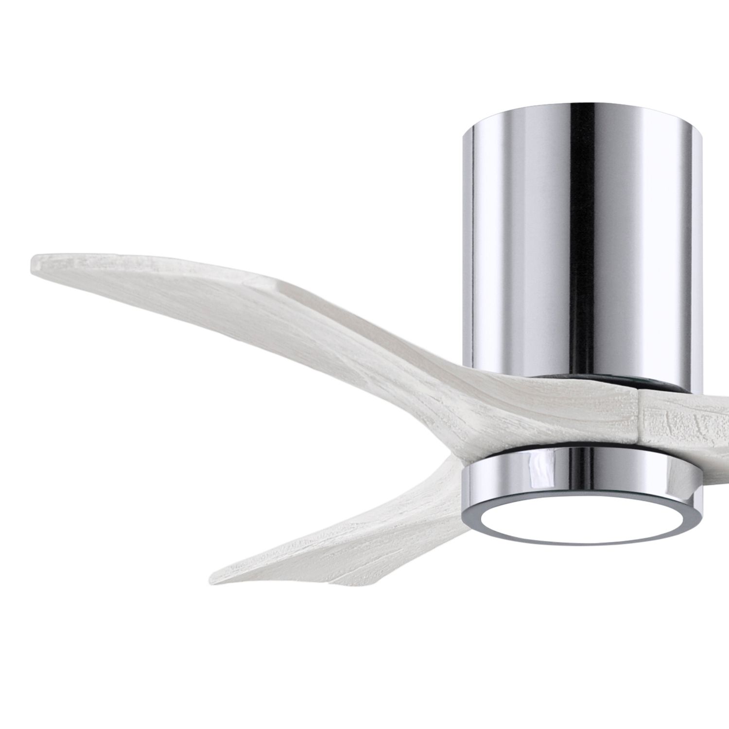 Image 3 42" Irene-3HLK LED Damp White and Chrome Ceiling Fan with Remote more views