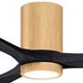 7_42" Irene-3HLK Light Maple and Matte Black Ceiling Fan more views